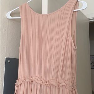 Blush pink maxi dress